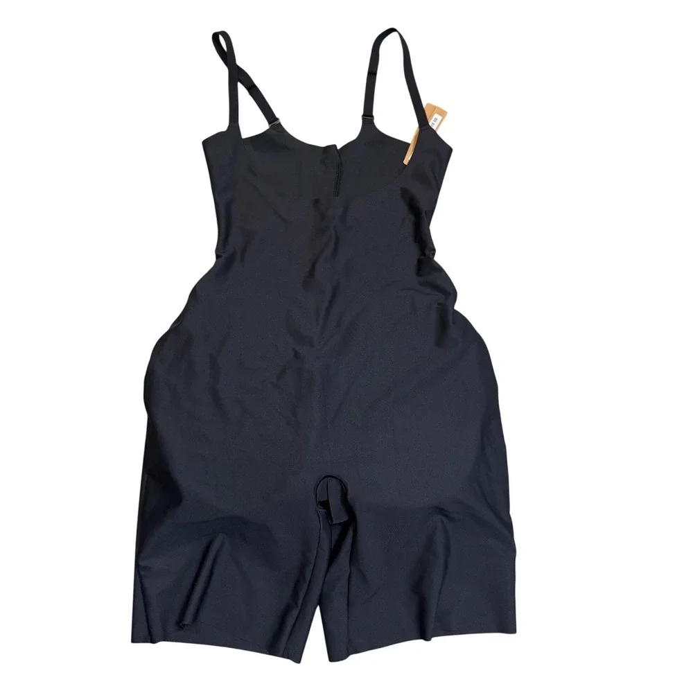 SKIMS Butt Enhancing Open Bust Bodysuit Onyx Black BD-ONS-5940W Womens‎ XL New
